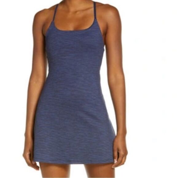 Outdoor Voices Navy Blue Exercise Dress - Picture 1 of 5